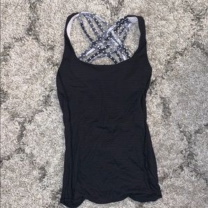 Lululemon Backless Tank & Built-in sports bra